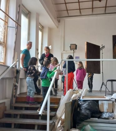 1. třída v ateliéru FAVU