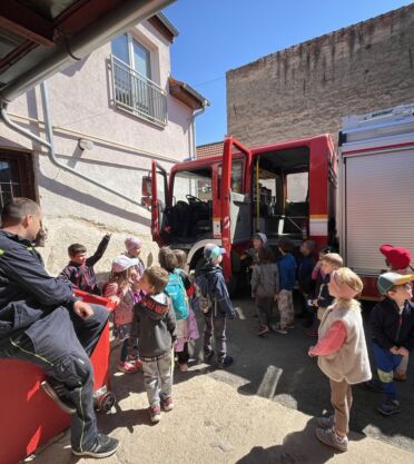 Návštěva hasičské stanice dobrovolných hasičů v Jundrově – MŠ