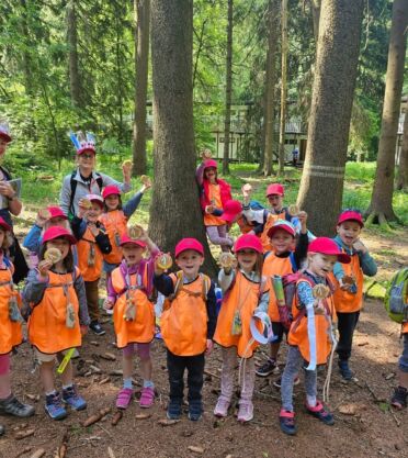 Školka v přírodě – indiánská výprava